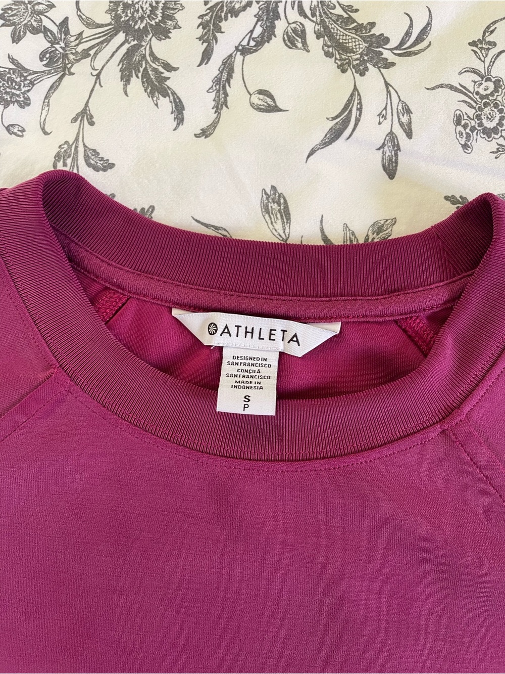 Athleta Seasoft Tee Wildberry View 5